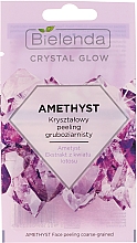 Feuchtigkeitsspendendes und straffendes Gesichtspeeling mit Amethyst und Lotusblumenextrakt - Bielenda Crystal Glow Face Peeling — Foto N1