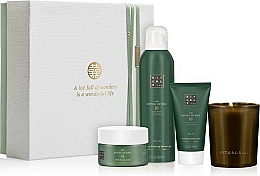 Set - Rituals The Ritual Of Jing Medium Relax Gift Set (sh/foam/200ml + b/scrub/125ml + b/cr/70ml + candle/1pc) — Bild N1