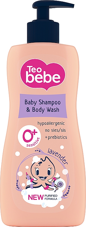 Shampoo und Duschgel mit Lavendel - Teo Bebe Sensitive — Bild N2