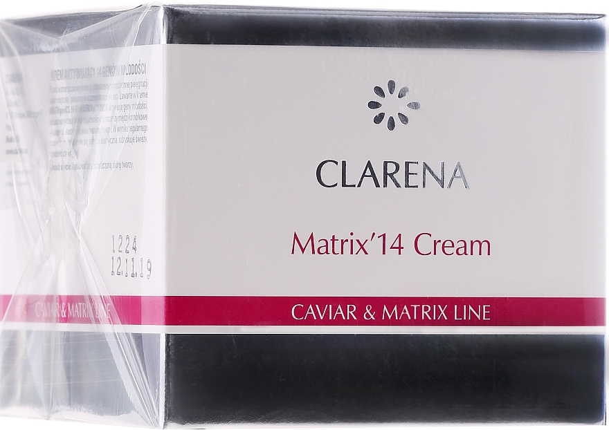 Anti-Falten Gesichtscreme zur täglichen Pflege reifer Haut - Clarena Matrix 14 Cream — Bild N2