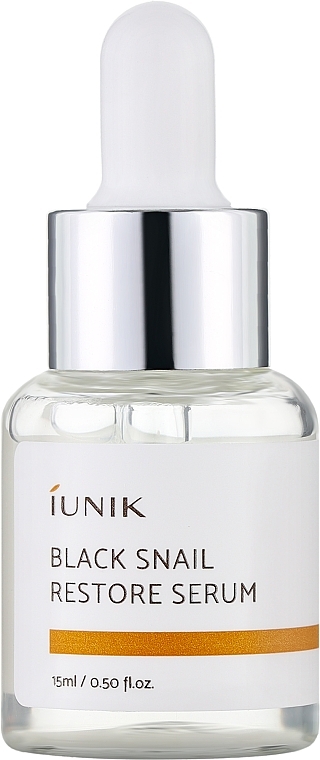 Regenerierendes Gesichtsserum mit schwarzem Schneckenextrakt - IUNIK Black Snail Restore Serum