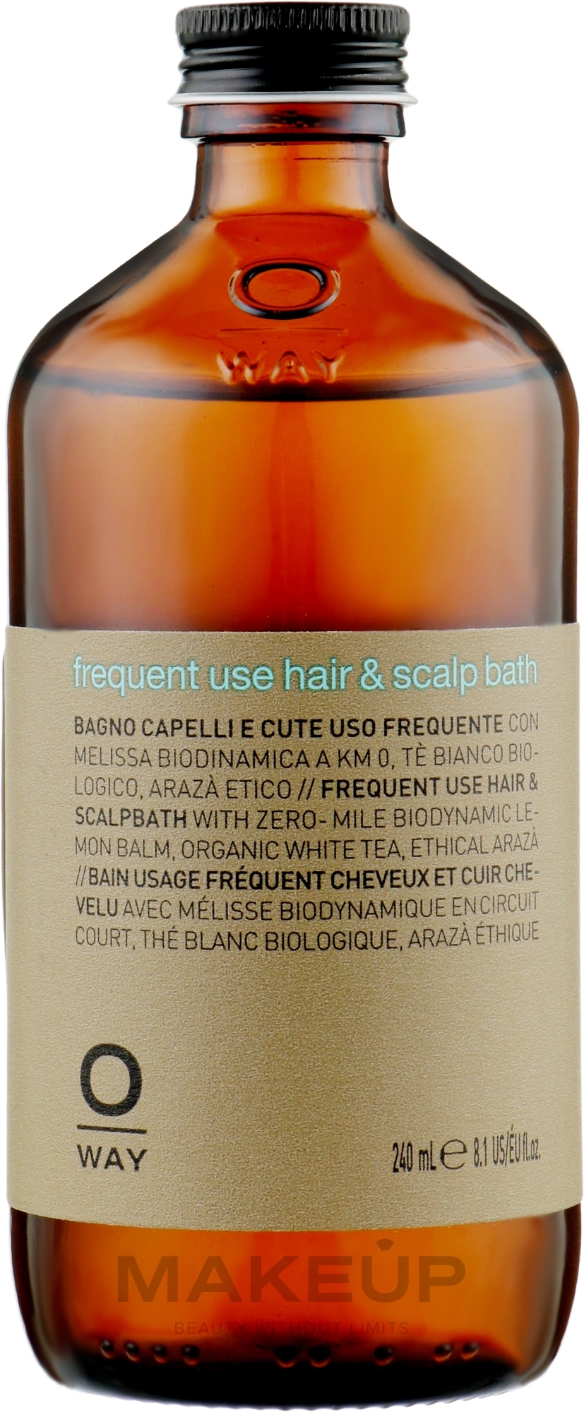 Mildes Basis-Shampoo für alle Haartypen - Rolland O Way DailyAct — Bild 240 ml