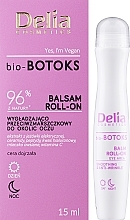 Düfte, Parfümerie und Kosmetik Beruhigender Anti-Falten-Roll-on-Balsam für die Augen - Delia bio-BOTOKS Soothing & Anti-Wrinkle Roll-On Balm Eye Area