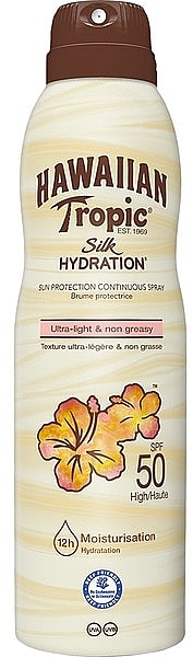 Sonnenschutz-Körperspray - Hawaiian Tropic Silk Hydration Air Soft Sunscreen Mist SPF50 — Bild N1