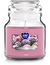 Duftkerze im Glas Gefrorene Beeren - Bispol Aura Frozen Berries Candles — Bild N1