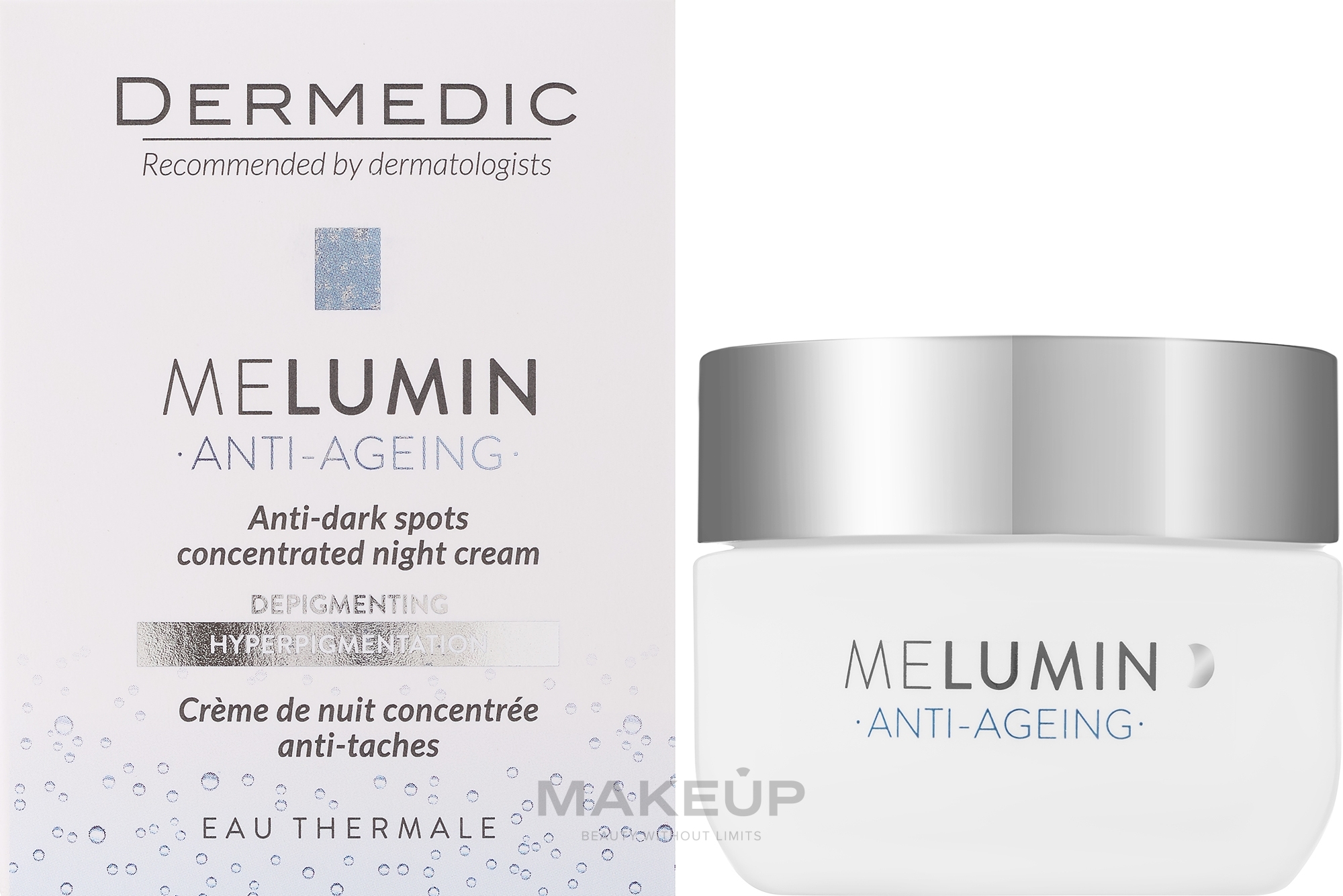 Creme-Konzentrat gegen Pigmentflecken für die Nacht - Dermedic Melumin Anti-Ageing Night Cream — Bild 50 ml
