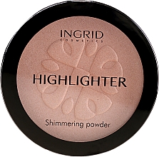 Düfte, Parfümerie und Kosmetik Schimmernder Kompaktpuder - Ingrid Cosmetics HD Beauty Innovation Shimmer Powder