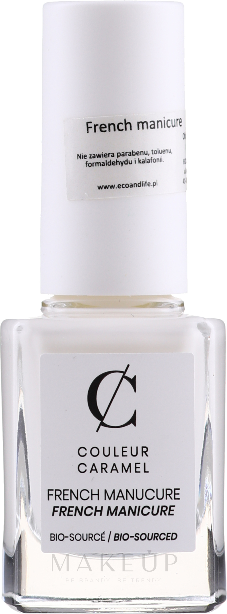 Nagellack - Couleur Caramel French Manicure Nail Lacquer — Bild 01 - White