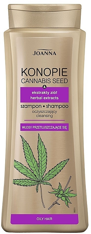 Reinigungsshampoo mit Hanföl - Joanna Cannabis Seed Shampoo — Bild N1