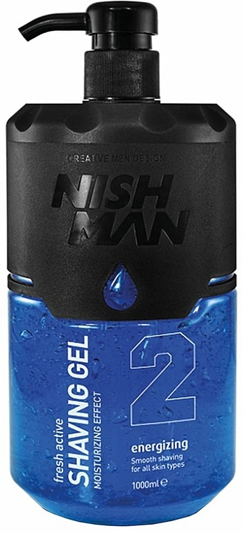 Rasiergel für alle Hauttypen No.2 - Nishman Shaving Gel No.2 Fresh Active — Bild N1