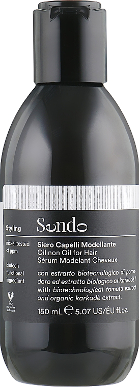 Haaröl für mehr Volumen mit Tomatenextrakt und Karkade - Sendo Styling Oil Non Oil — Bild N1