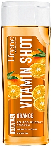 Duschgel mit Orangenöl - Lirene Vitamin Shot Shower Gel Sweet Orange Oil — Bild N1