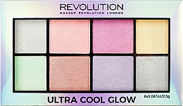 Highlighter-Palette - Makeup Revolution Ultra Cool Glow — Foto N3