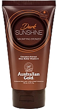 Selbstbräunungslotion mit Sheabutter und Zimtextrakt - Austraian Gold Sunscreen Dark Magnifying Bronzer Professional Lotion — Bild N1