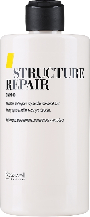 Nährendes und regenerierendes Shampoo für strapaziertes und trockenes Haar - Kosswell Professional Innove Structure Repair Shampoo — Bild N3