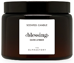 Duftkerze im Glas - Ambientair The Olphactory Dark Amber Scented Candle — Bild N2