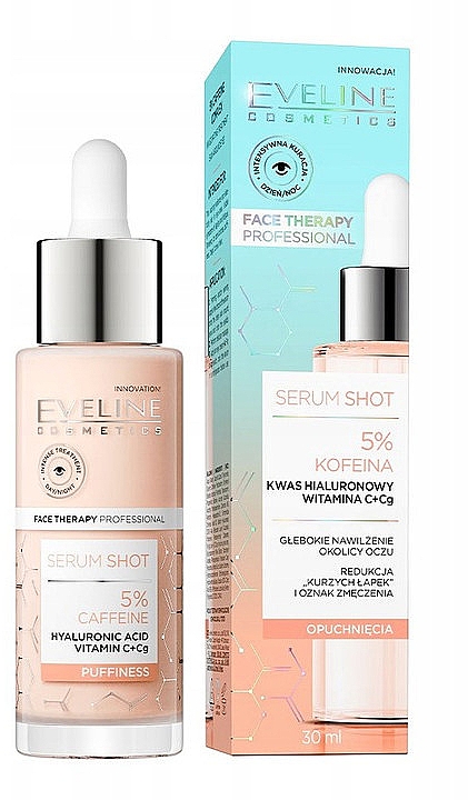 Augenserum mit 5% Koffein - Eveline Cosmetics Serum Shot — Bild N1