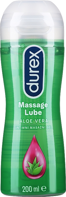 Gleitmittel mit Aloe Vera - Durex Play Massage 2 in 1 Aloe Vera — Bild N1