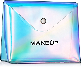 Düfte, Parfümerie und Kosmetik Kosmetiktasche Holographic transparent 16x13x6 cm - MAKEUP