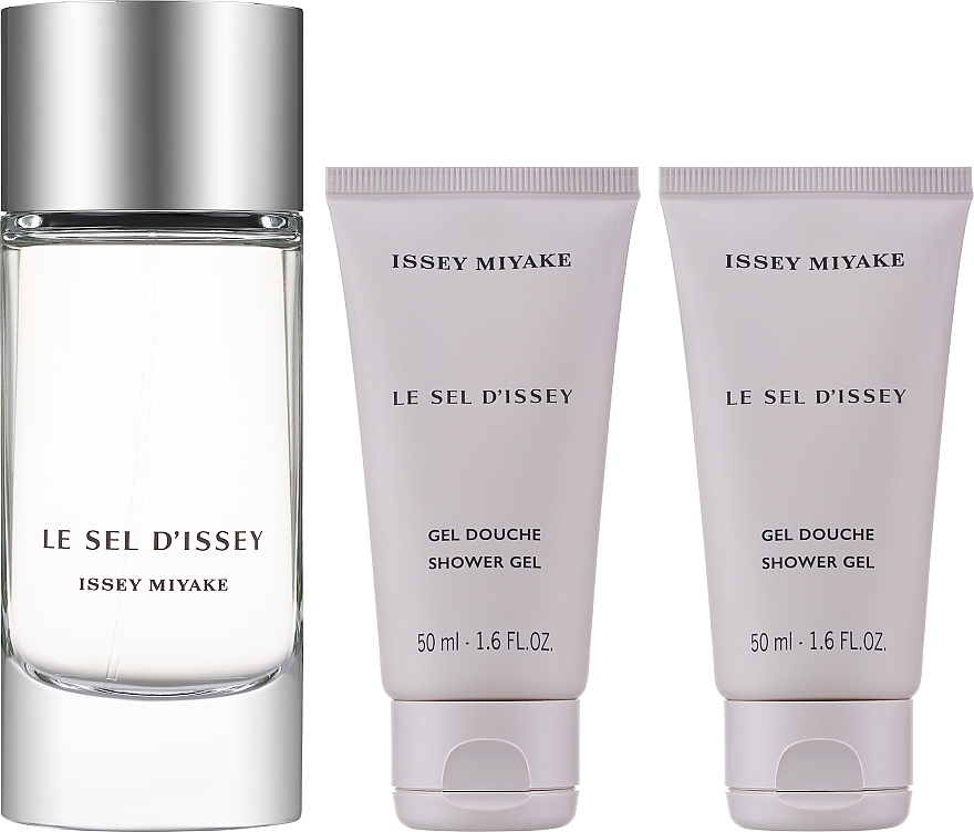 Issey Miyake Le Sel D'Issey  - Duftset (Eau de Toilette 100ml + Duschgel 2x50ml)  — Bild N2