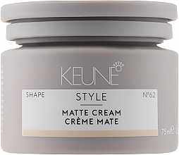 Düfte, Parfümerie und Kosmetik Mattierende Haarstylingcreme №62 - Keune Style Matte Cream