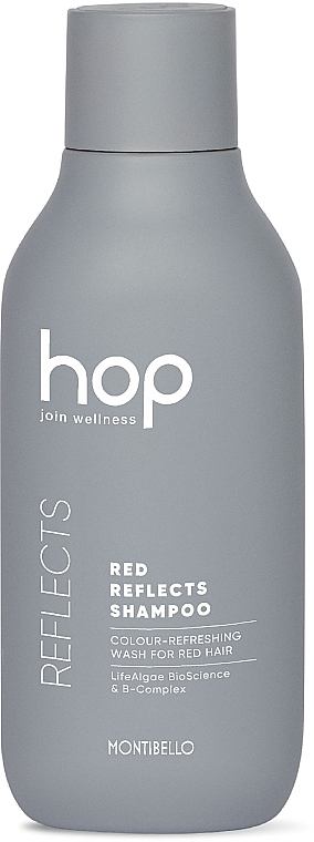 Farbverstärkendes Shampoo für rote Haartöne - Montibello HOP Red Reflects Shampoo — Bild N1