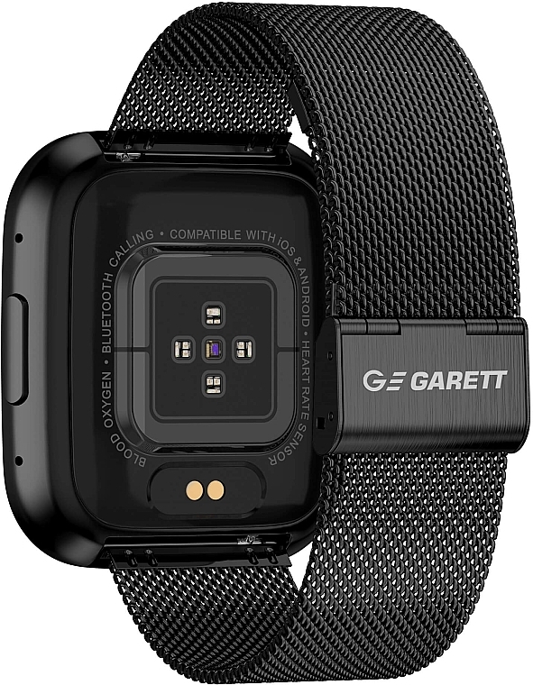 Smartwatch Schwarzes Metall - Garett Smartwatch GRC STYLE Black Steel  — Bild N5