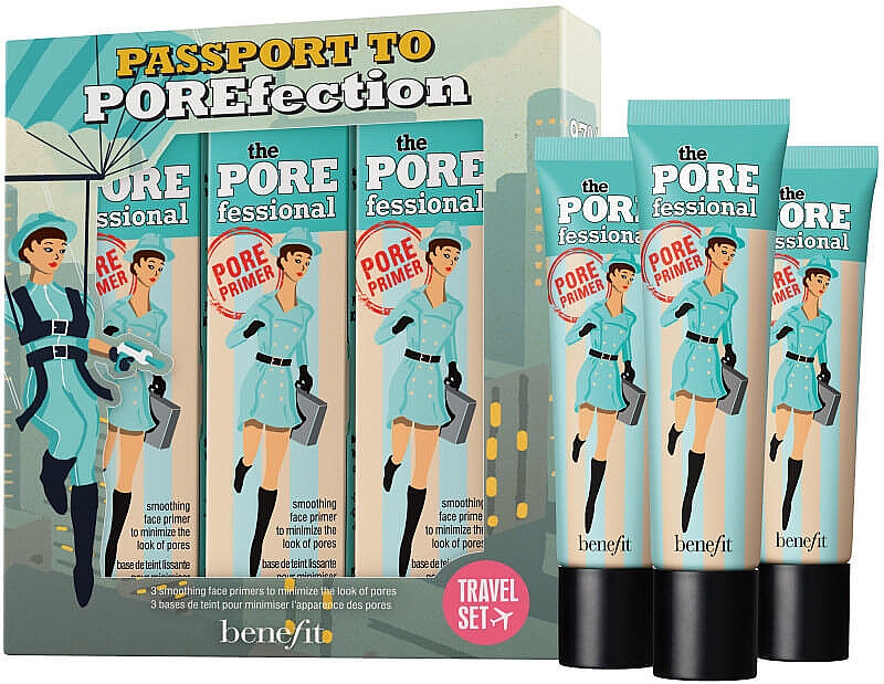 Concealer - Benefit Passport To Porefection Set (primer/22mlx3) — Bild N1