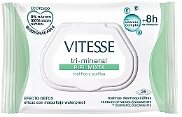 Make-up-Entferner-Tücher für Mischhaut - Vitesse Make Up Remover Wipes Tri-Mineral — Bild N1