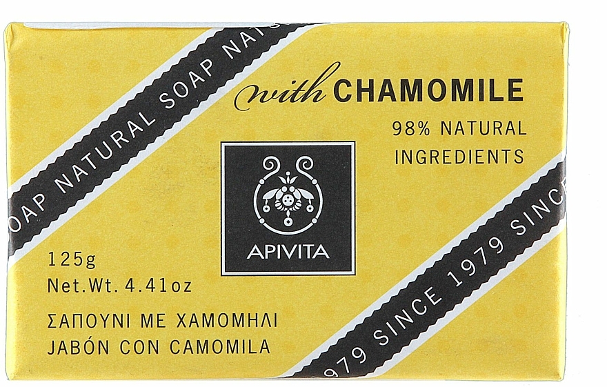 Naturseife mit Kamille - Apivita Soap with chamomile — Bild N1