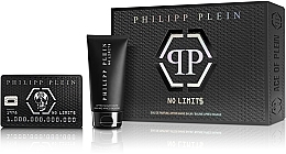 Düfte, Parfümerie und Kosmetik Philipp Plein No Limits - Duftset (Eau de Parfum 50ml + After Shave Balsam 50ml) 