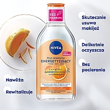 Mizellen-Reinigungswasser mit Vitaminen für empfindliche Haut - Nivea Energy Vitamin C + Vitamin B3 + Cranberry — Bild N8