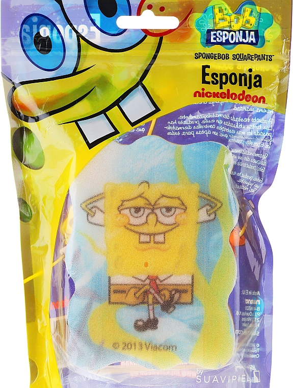 Kinder-Badeschwamm Sponge Bob gelb-blau - Suavipiel Sponge Bob Bath Sponge — Bild N3