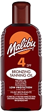 Düfte, Parfümerie und Kosmetik Bräunungsöl mit Kokosnuss SPF 4 - Malibu Bronzing Tanning Oil SPF4