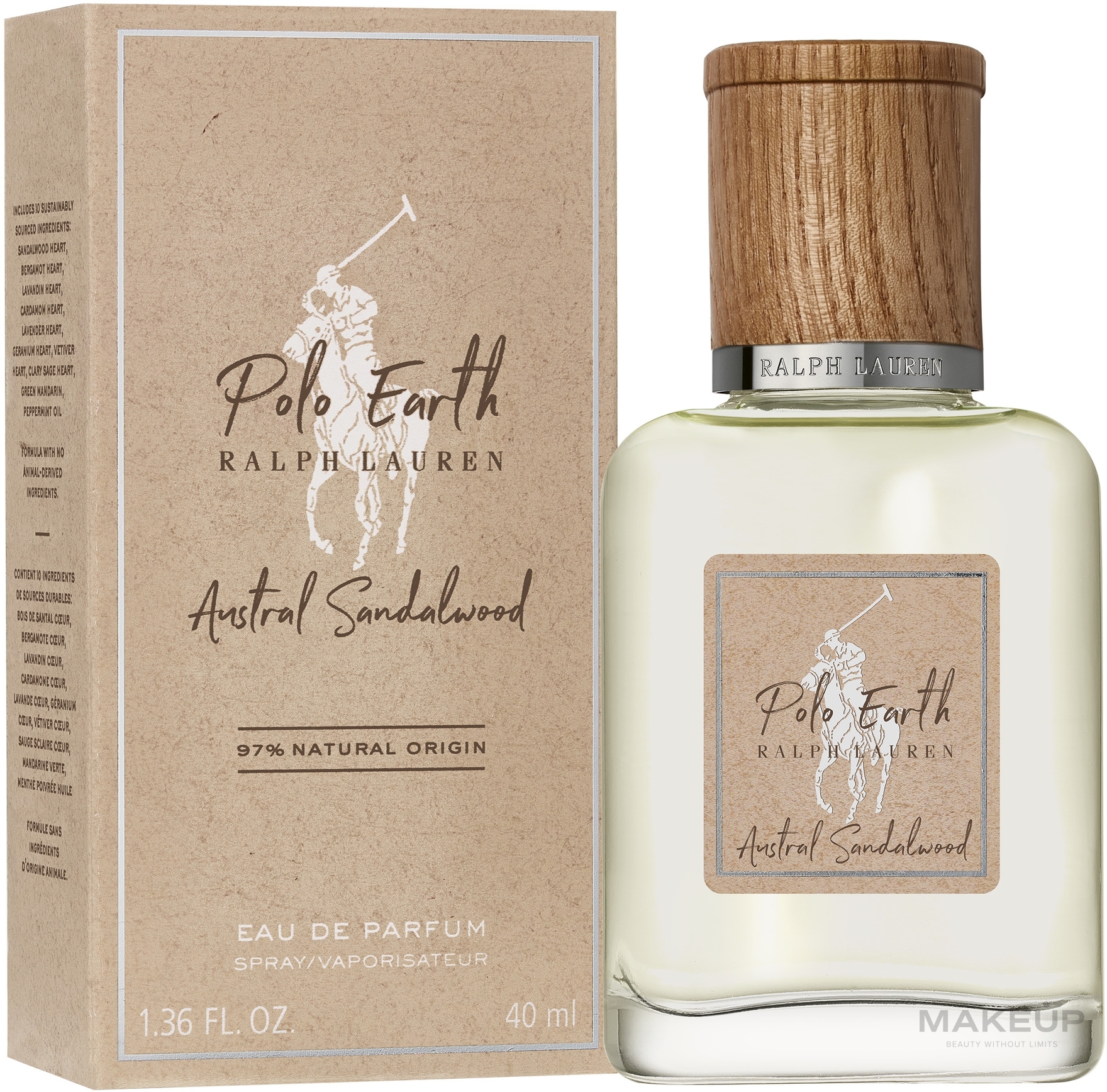 Ralph Lauren Polo Earth Austral Sandalwood  - Eau de Parfum — Bild 40 ml