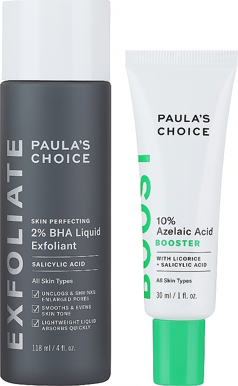 Set  - Paula's Choice The Breakout Resolution Kit (Booster 30 ml + Flüssigpeeling 118 ml)  — Bild N2