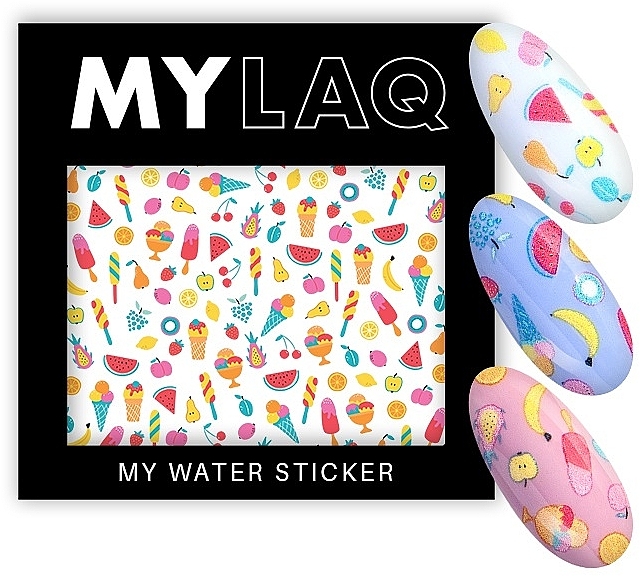 Nagelsticker Obst und Eis - MylaQ My Summer Yummies Water Sticker — Bild N1