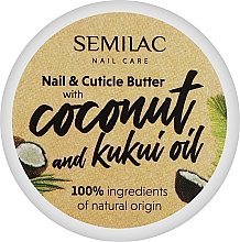 Nagelhaut- und Nagelöl mit Kokosöl - Semilac Nail Care Coconut and Kukui Oil — Bild N1