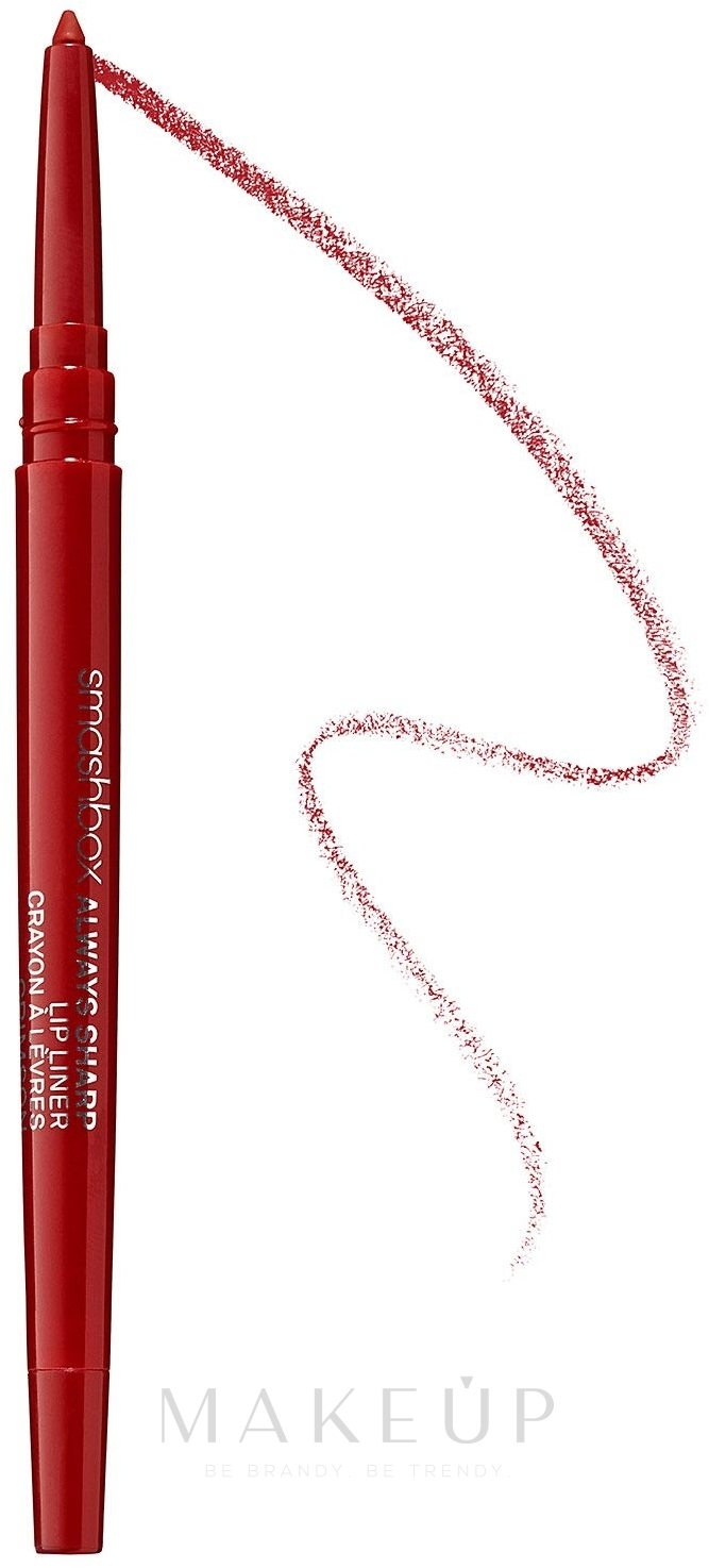 Lippenkonturenstift - Smashbox Always Sharp Lip Liner — Bild Crimson