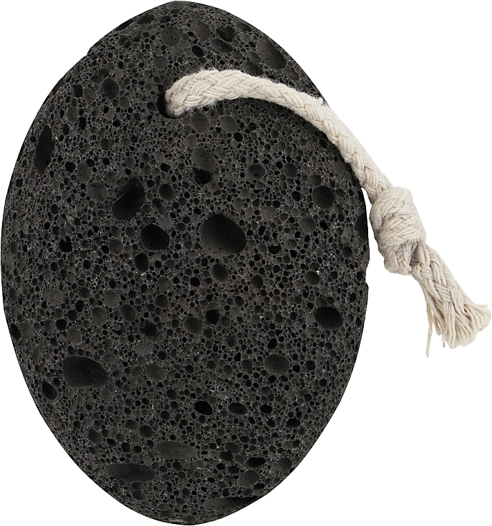 Bimsstein oval schwarz - Kalliston — Bild N2