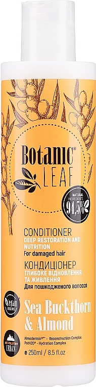 Conditioner mit Sanddornöl und Mandel für geschädigtes Haar - Botanic Leaf — Bild N1