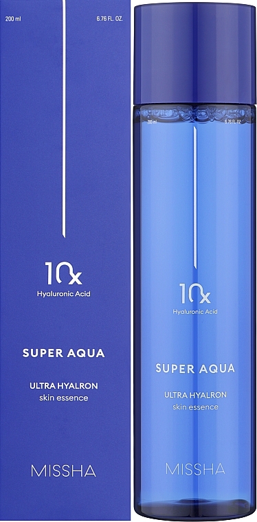 Feuchtigkeitsspendende Gesichtsessenz mit Hyaluronsäure - Missha Super Aqua Ultra Hyalron Skin Essence — Bild N2