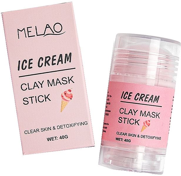 Reinigende und entgiftende Gesichtsmaske in Stick Eis - Melao Ice Cream Clay Mask Stick — Bild N2