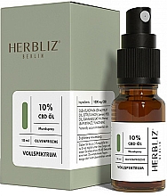 Düfte, Parfümerie und Kosmetik Mundspray Olivenfrische 10% - Herbliz CBD Olive Fresh Oil Mouth Spray 10%