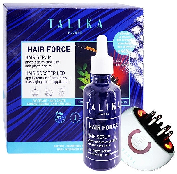 Haarstärkungsset - Hair Growth Hair Force Kit (Haarserum 30ml + Accessories 1 St.)  — Bild N1