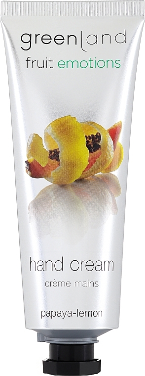 Feuchtigkeitsspendende Handcreme Papaya & Zitrone - Greenland Fruit Emotion Hand Cream — Foto N1