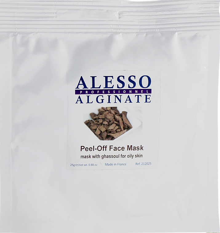 Peel-Off Gesichtsmaske mit Ghassoul-Ton - Alesso Professionnel Alginate Peel-Off Face Mask With Ghassoul For Oily Skin — Bild N1