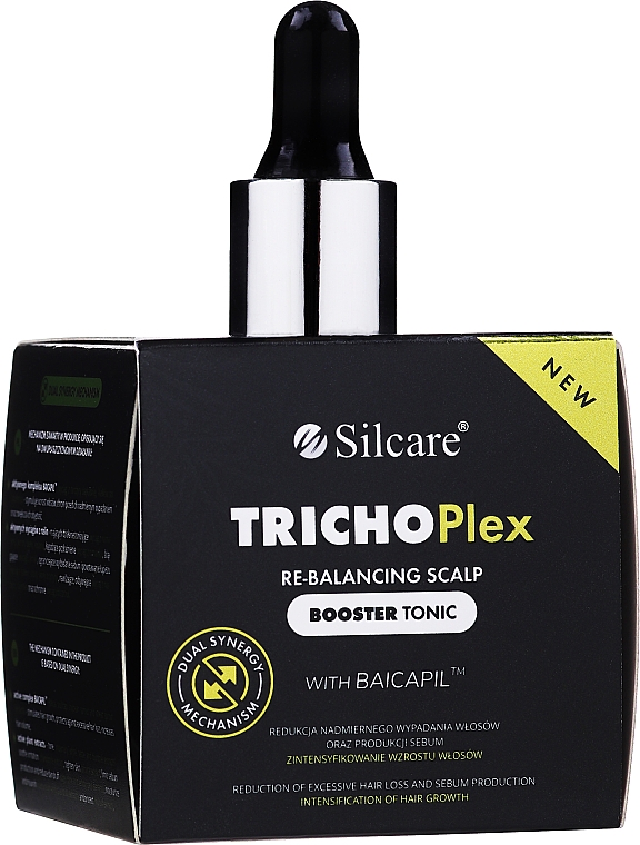 Stimulierendes Haartonikum mit Kamillen-, Arnika- und Brunnenkressenextrakt gegen Haarausfall - Silcare Trichoplex Re-Balancing Scalp Booster Tonic — Bild N2