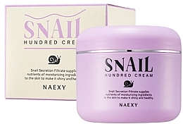 Glättende Gesichtscreme - Naexy Snail Hundred Cream  — Bild N1