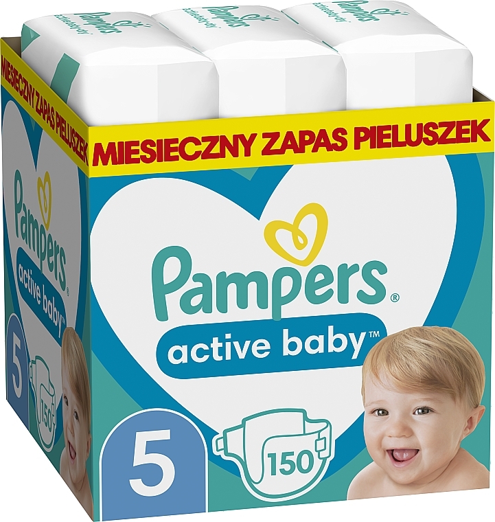 Windeln Pampers Active Baby 5 (11-16 kg) 150 St. - Pampers — Bild N1